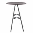 American Woodcrafters Talia 3-piece Driftwood and Metal Pub Height Table Set