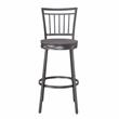 American Woodcrafters Talia 3-piece Driftwood and Metal Pub Height Table Set