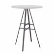 American Woodcrafters Jacey 3-piece White-wash and Metal Pub Height Table Set