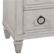 American Woodcrafters Salter Path Wood 5-Drawer Chest in Oyster White