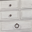 American Woodcrafters Salter Path Wood Gentlemen's Chest in Oyster White