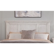 American Woodcrafters Salter Path Wood Queen Panel Headboard in Oyster White
