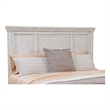 American Woodcrafters Salter Path Wood King Panel Headboard in Oyster White