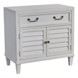 Dunescape White Finished Wood 2-Door Cabinet Style Coastal Nightstand