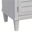 Dunescape White Finished Wood 2-Door Cabinet Style Coastal Nightstand