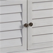 Dunescape White Finished Wood 2-Door Cabinet Style Coastal Nightstand