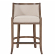 Houston Oversized Warm Brown Solid Wood 26-inch Seat Height Bar Stool
