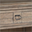Meadowbrook Beige Antique Sand Wood One Drawer Farmhouse Nightstand