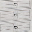 Meadowbrook White-Washed Wood Farmhouse 6-drawer Dresser and Mirror