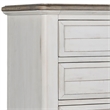 Meadowbrook White-Washed Wood Farmhouse Style 5-drawer Chest