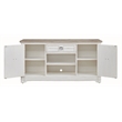Meadowbrook Server - Whitewash with Sand Top