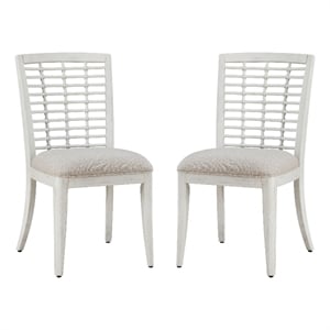 Beach Comber Side Chair - Set of 2 - White