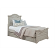 Stonebrook Twin Panel Bed - with Trundle - Light Distressed Antique Gray