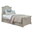 Stonebrook Twin Panel Bed - with Trundle - Light Distressed Antique Gray