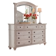 American Woodcrafters Sedona King 5 Piece Bedroom Set - Cobblestone White