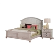 American Woodcrafters Sedona King 5 Piece Bedroom Set - Cobblestone White