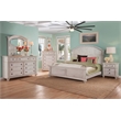 American Woodcrafters Sedona King 5 Piece Bedroom Set - Cobblestone White
