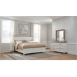 Beach Comber 3 Piece Queen Bedroom Set - Weathered White - Sand Top