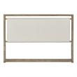 Arlington King Upholstered Panel Headboard - Nutmeg