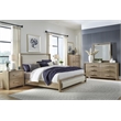 Arlington Queen Upholstered Panel Bed - Nutmeg