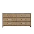 Arlington King Upholstered Panel 5pc Bedroom Set - Nutmeg