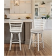 Meadowbrook Bar Height Swivel Stool - Whitewashed