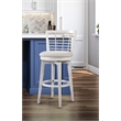 Beach Comber Bar Height Swivel Stool - Weathered White