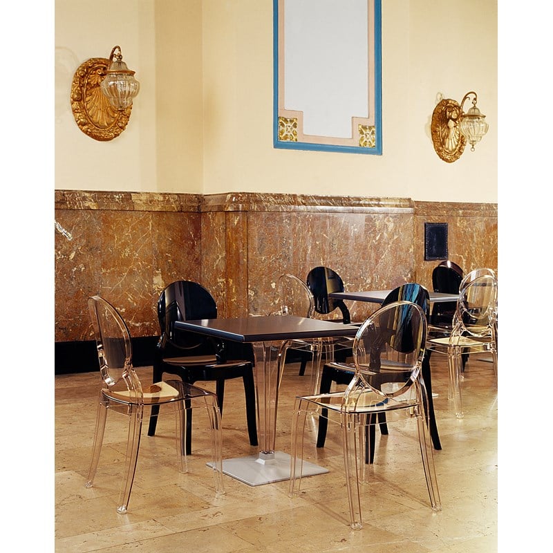 Compamia Elizabeth Polycarbonate Patio Dining Chair in Clear