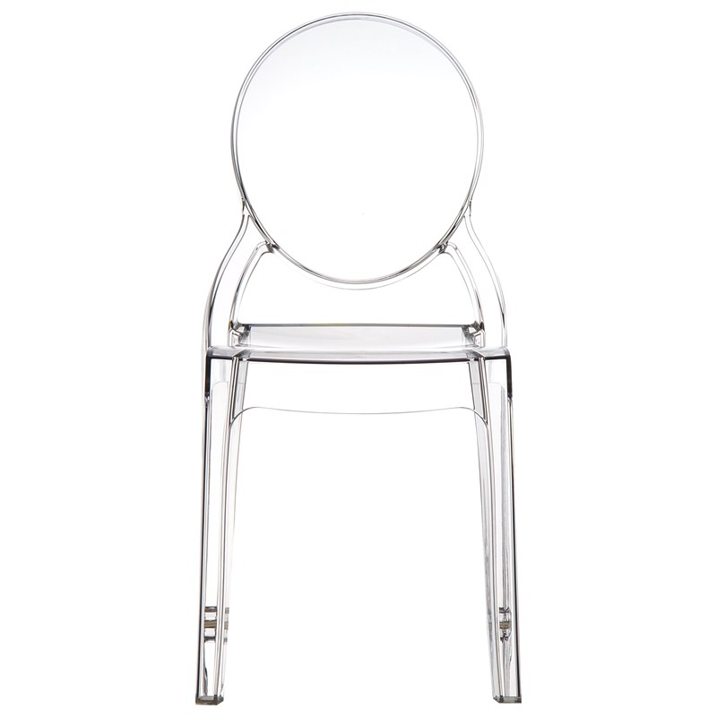 Compamia Elizabeth Polycarbonate Patio Dining Chair in Clear
