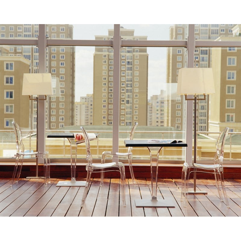 Compamia Elizabeth Polycarbonate Patio Dining Chair in Clear