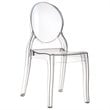 Compamia Elizabeth Polycarbonate Patio Dining Chair in Clear
