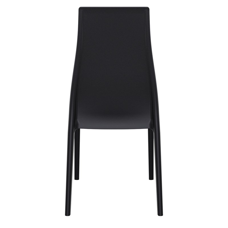 Compamia Miranda Patio Dining Chair in Black