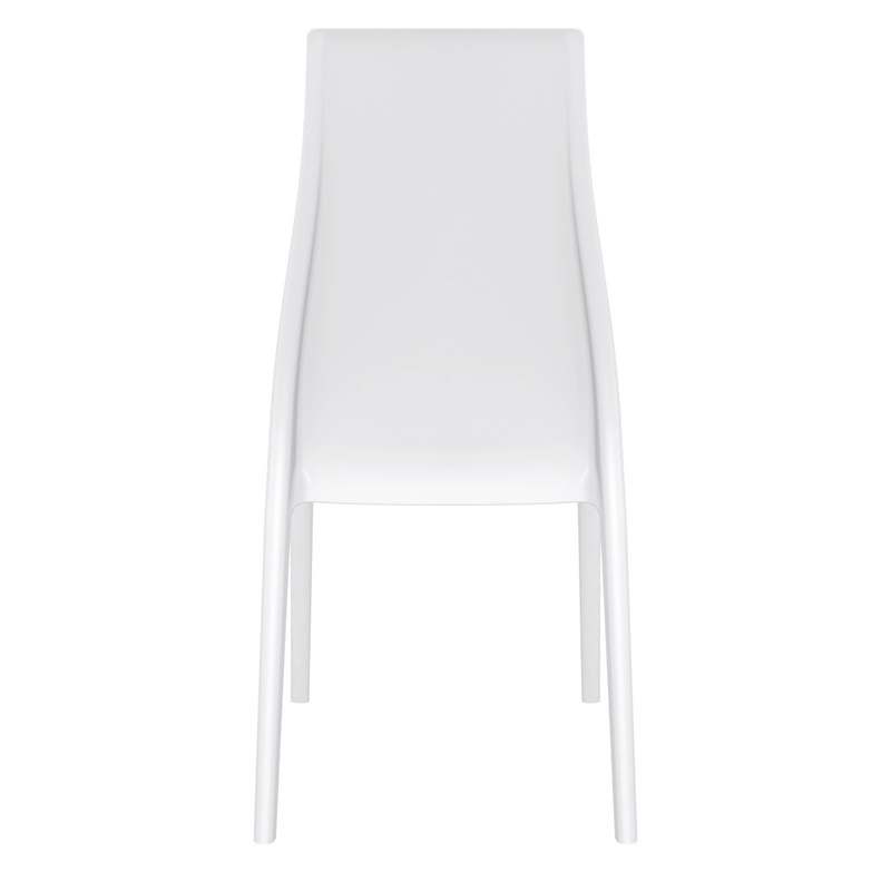 Compamia Miranda Patio Dining Chair in White