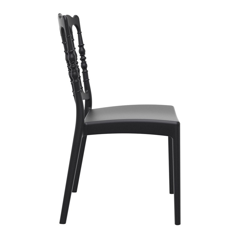 Compamia Napoleon Patio Dining Chair in Black