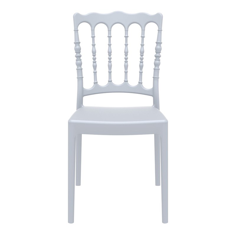Compamia Napoleon Patio Dining Chair in Silver