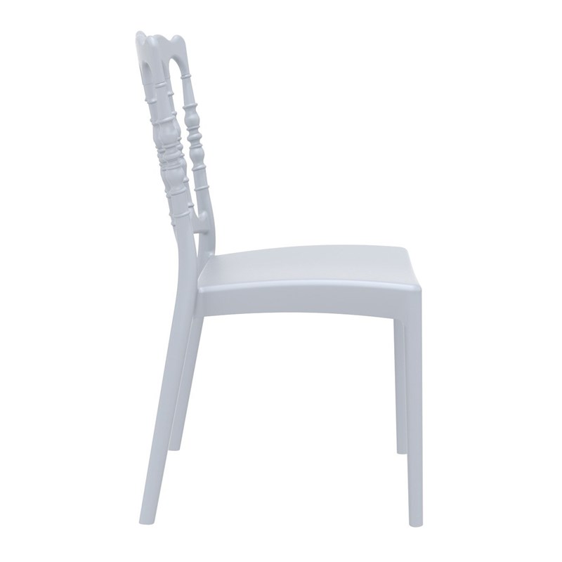 Compamia Napoleon Patio Dining Chair in Silver