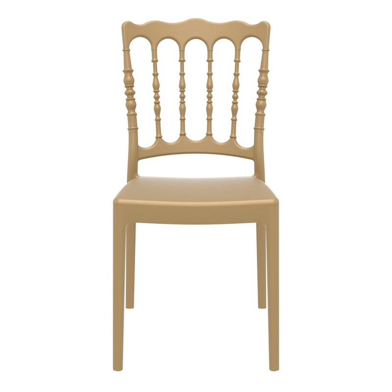 Compamia Napoleon Patio Dining Chair in Gold