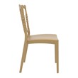 Compamia Napoleon Patio Dining Chair in Gold