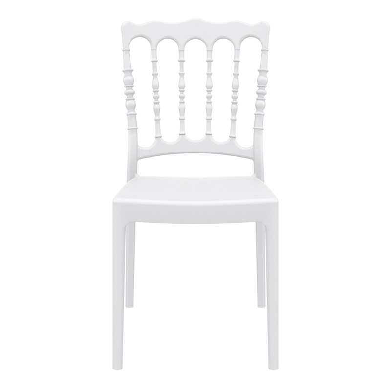 Compamia Napoleon Patio Dining Chair in White