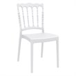 Compamia Napoleon Patio Dining Chair in White