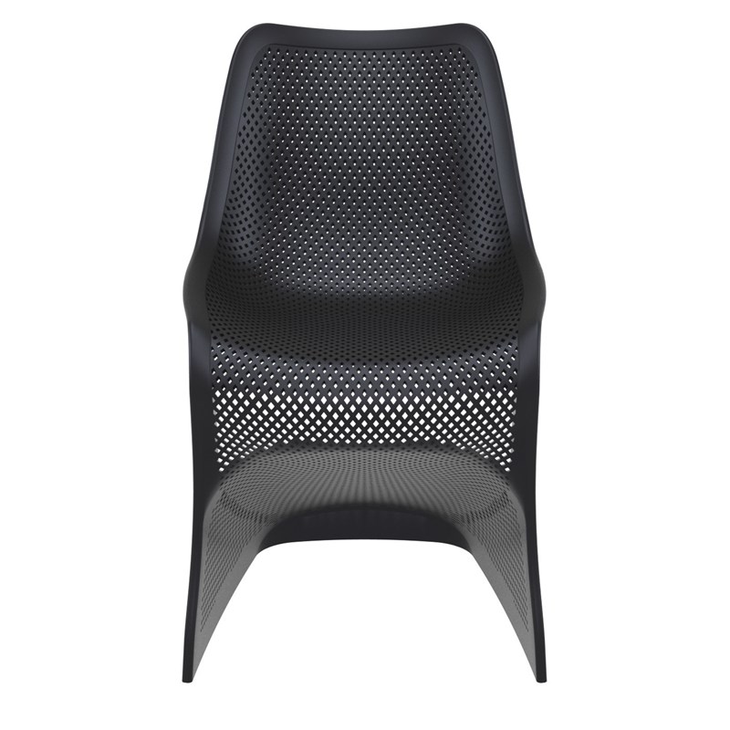Compamia Bloom Patio Dining Chair in Black