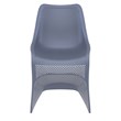 Compamia Bloom Patio Dining Chair in Dark Gray