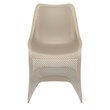 Compamia Bloom Patio Dining Chair in Taupe