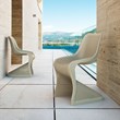 Compamia Bloom Patio Dining Chair in Taupe
