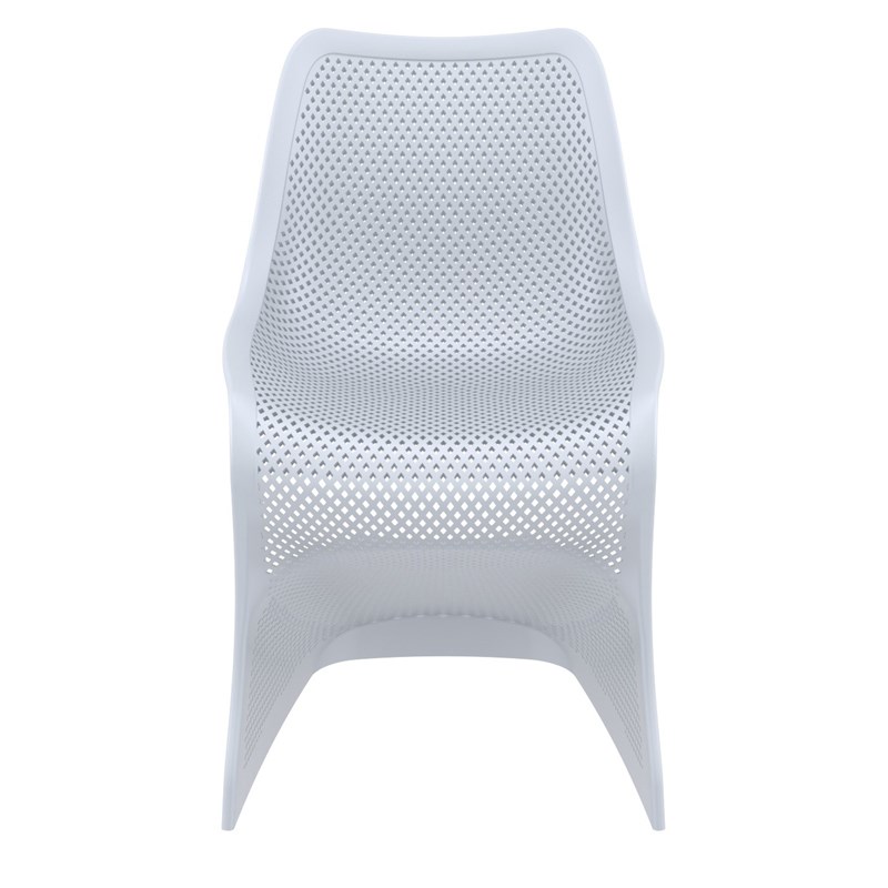 Compamia Bloom Patio Dining Chair in Silver Gray