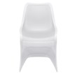 Compamia Bloom Patio Dining Chair in White