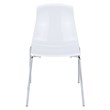 Compamia Allegra Dining Chair in Glossy White