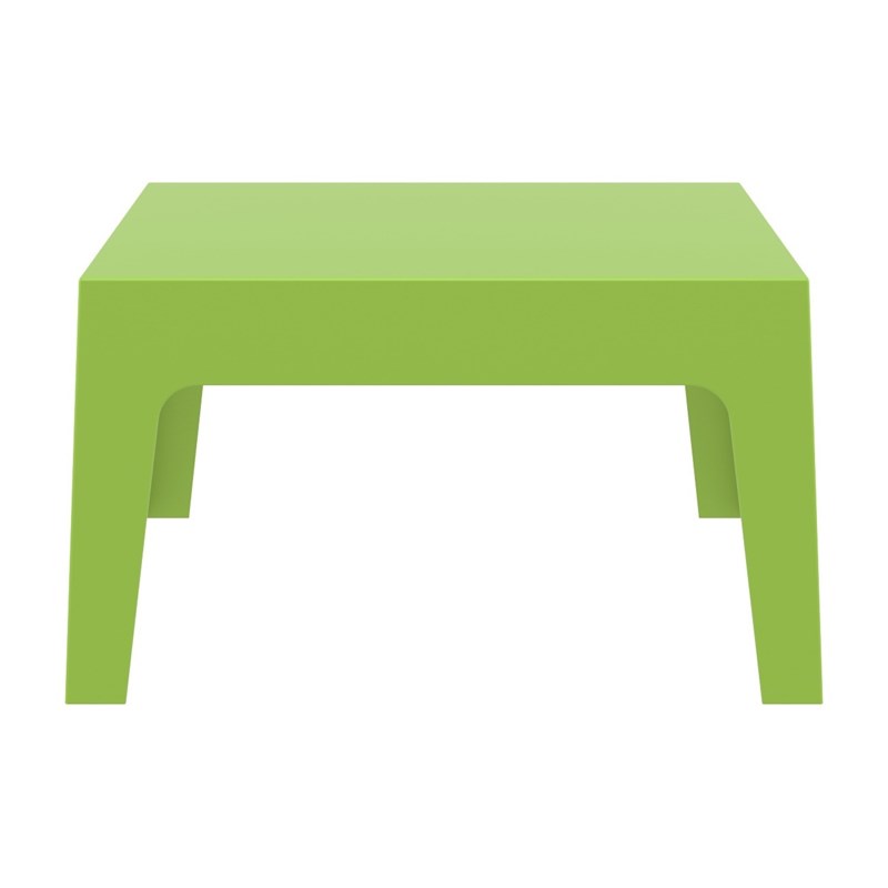 Compamia Box Resin Patio Coffee Table in Tropical Green