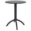 Compamia Octopus Round Patio Bistro Table in Black