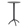 Compamia Octopus Round Patio Pub Table in Black